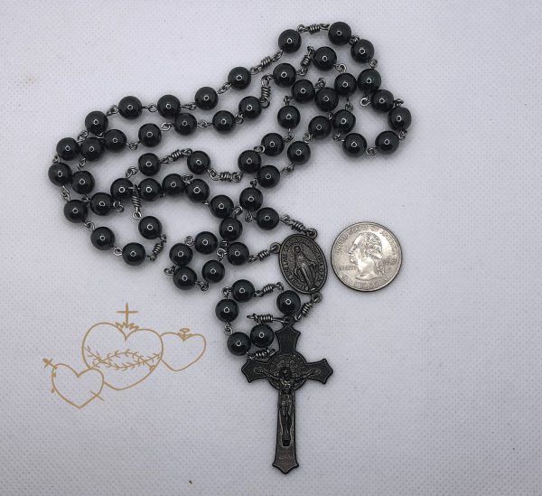 Hematite Rosary Beads - Image 3