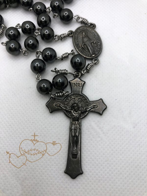 Hematite Rosary Beads - Image 4