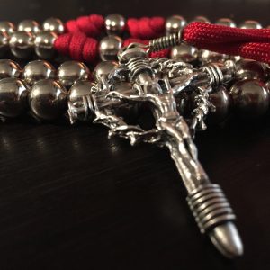 Imperial Red Paracord Rosary