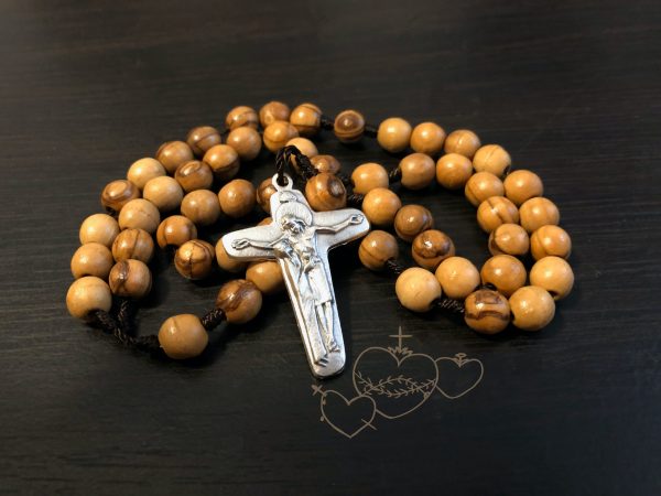 Olive Wood Rosary Beads
