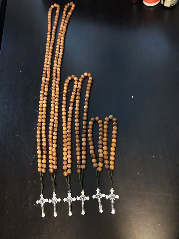 Olive Wood Jesus Beads - Image 4