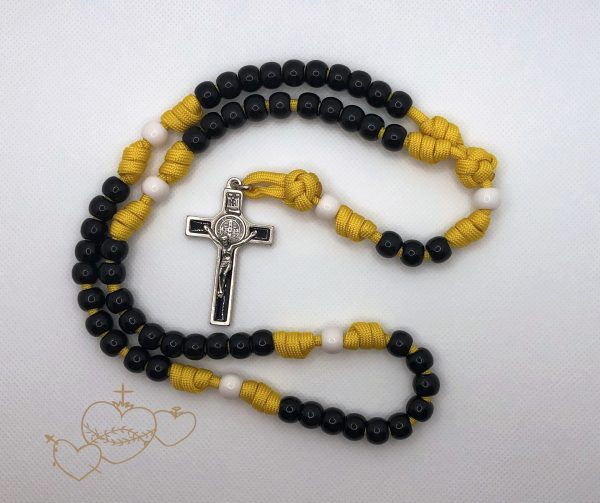 Boston Hockey Fan Paracord Rosary - Image 6