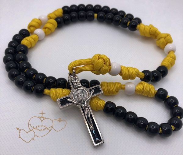 Boston Hockey Fan Paracord Rosary