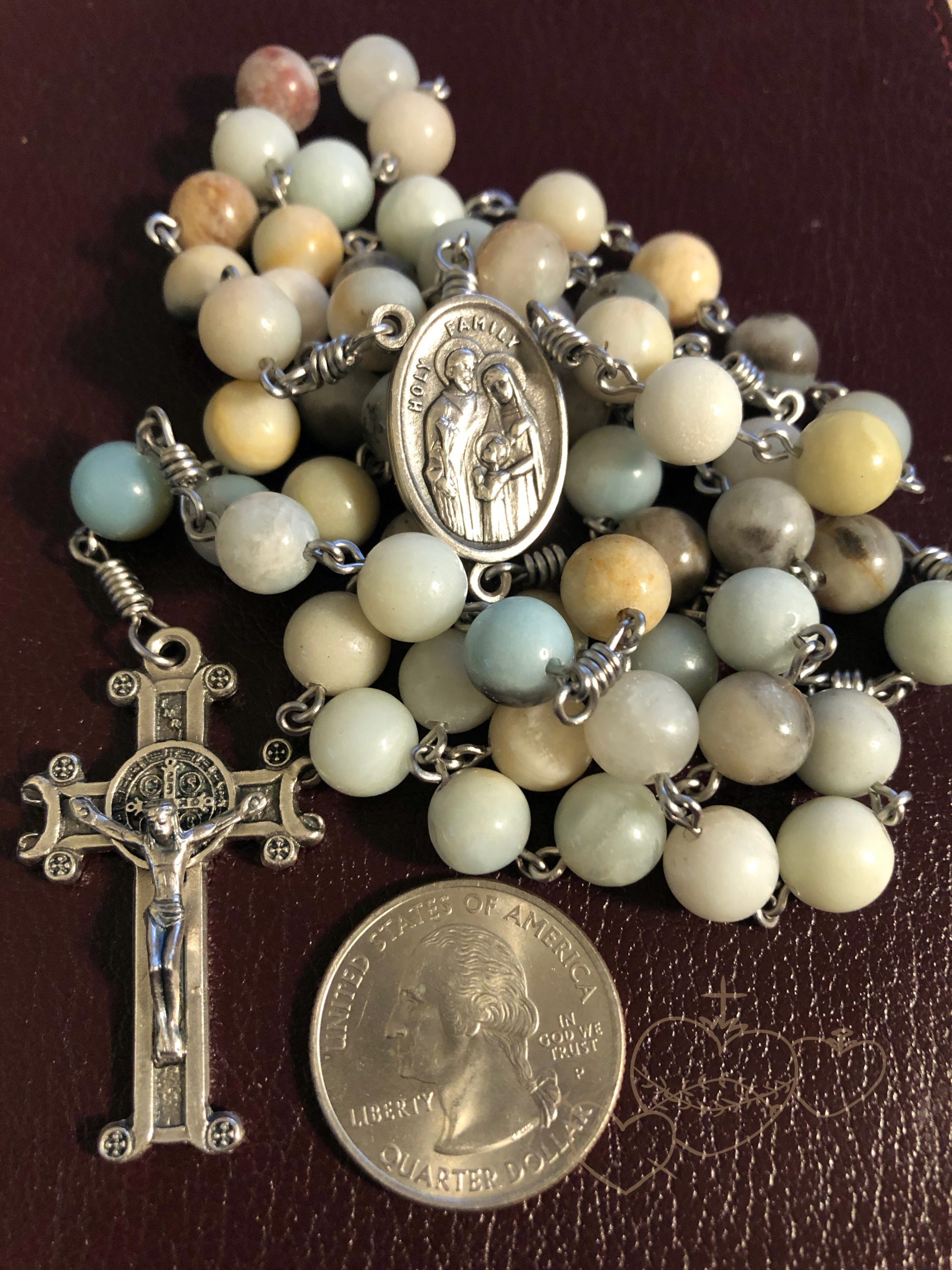 Amazonite Rosary Beads - Image 8