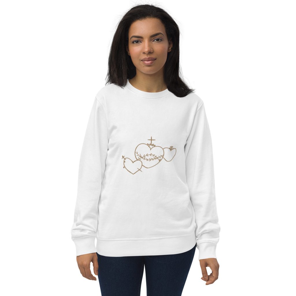 Hearts Rosary Unisex sweatshirt