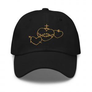 Hearts Rosary Hat
