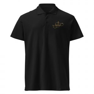 Hearts Rosary Premium polo shirt