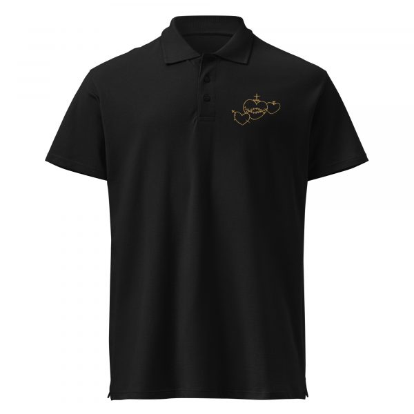 Hearts Rosary Premium polo shirt
