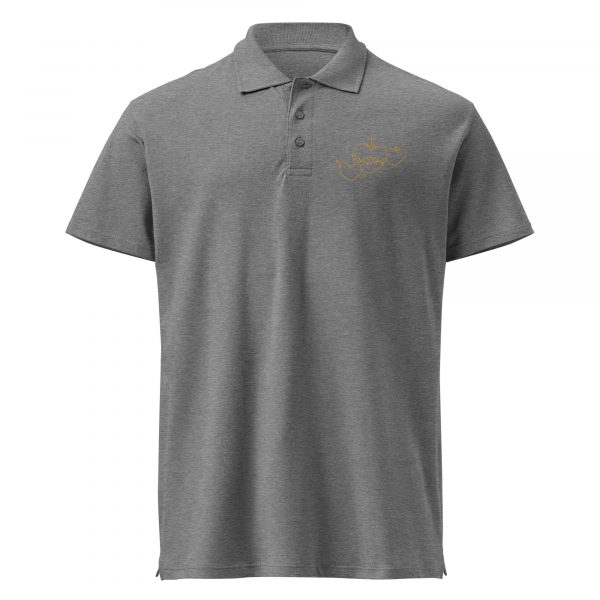 Hearts Rosary Premium polo shirt - Image 17