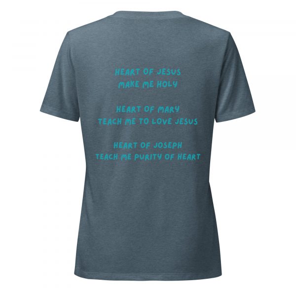 Hearts Prayer Women’s relaxed v-neck t-shirt
