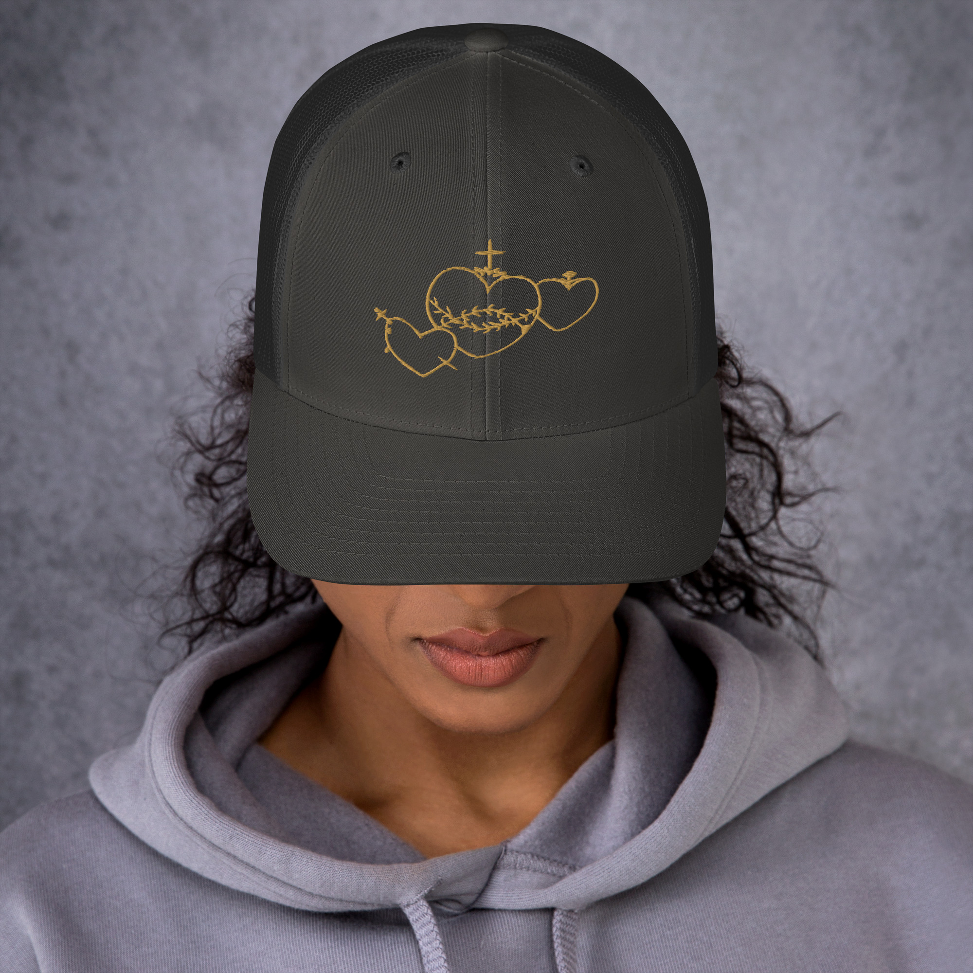 Hearts Rosary Trucker Cap - Image 16