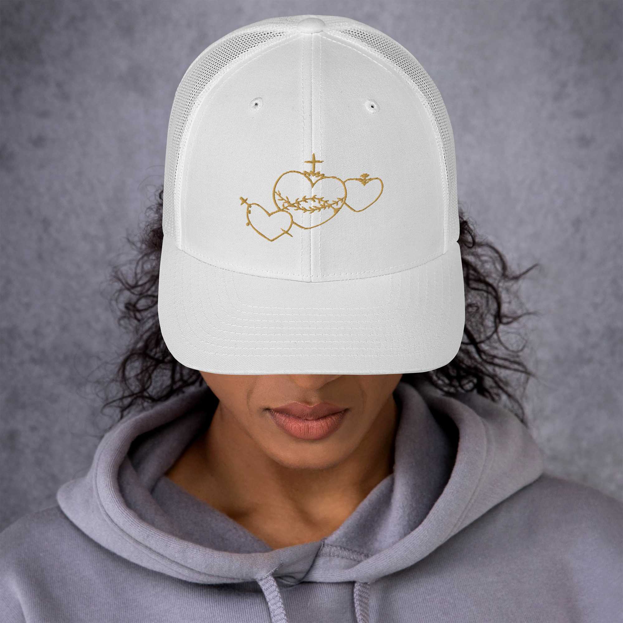 Hearts Rosary Trucker Cap - Image 31