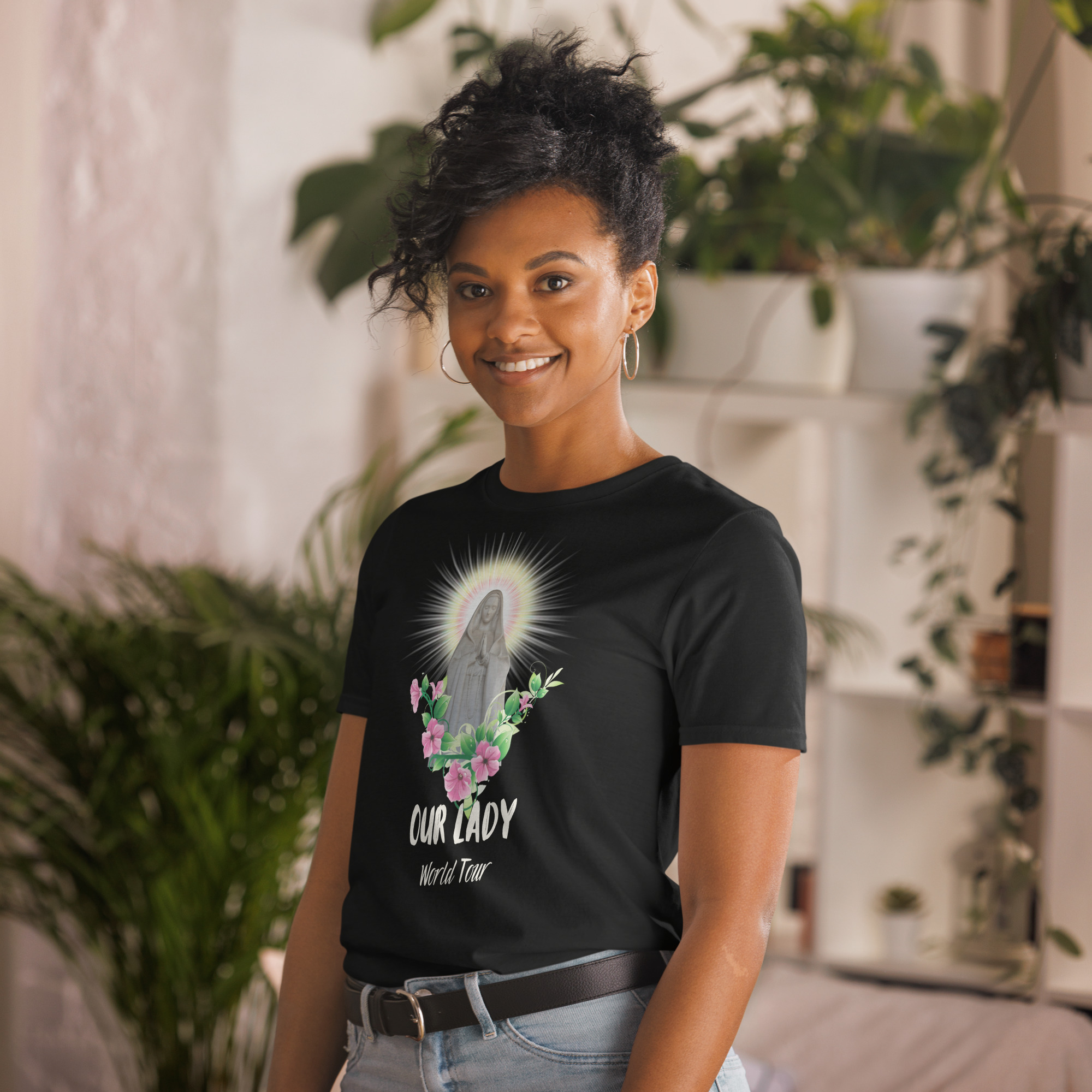 Our Lady's World Tour T-Shirt: The Ultimate Pilgrimage Tee - Image 4