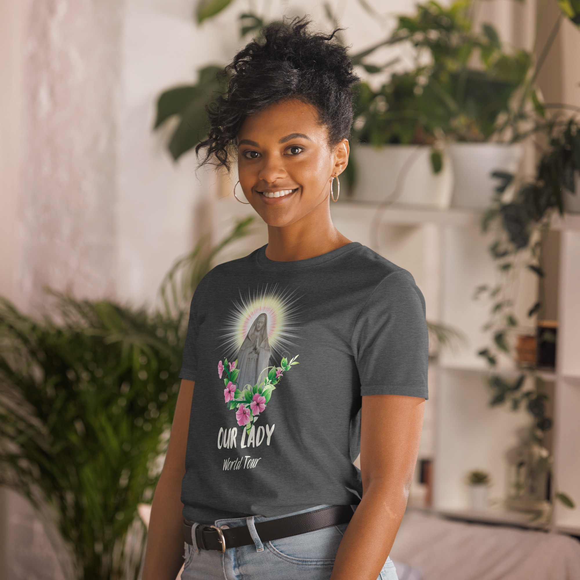 Our Lady's World Tour T-Shirt: The Ultimate Pilgrimage Tee - Image 12