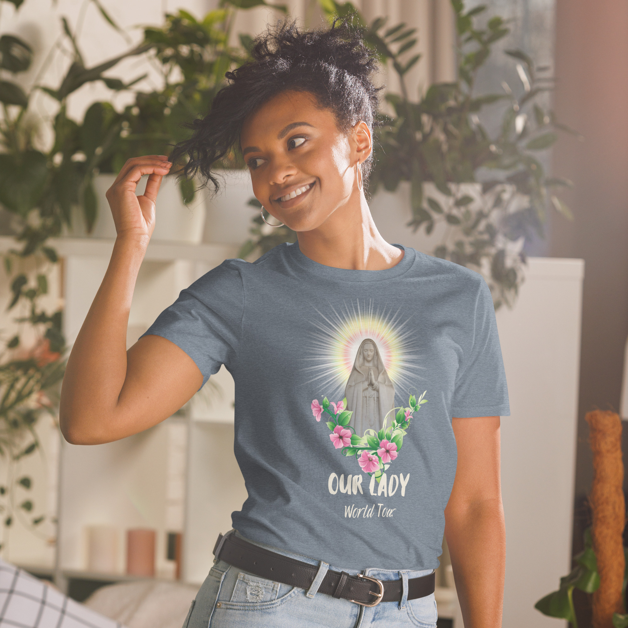 Our Lady's World Tour T-Shirt: The Ultimate Pilgrimage Tee - Image 21