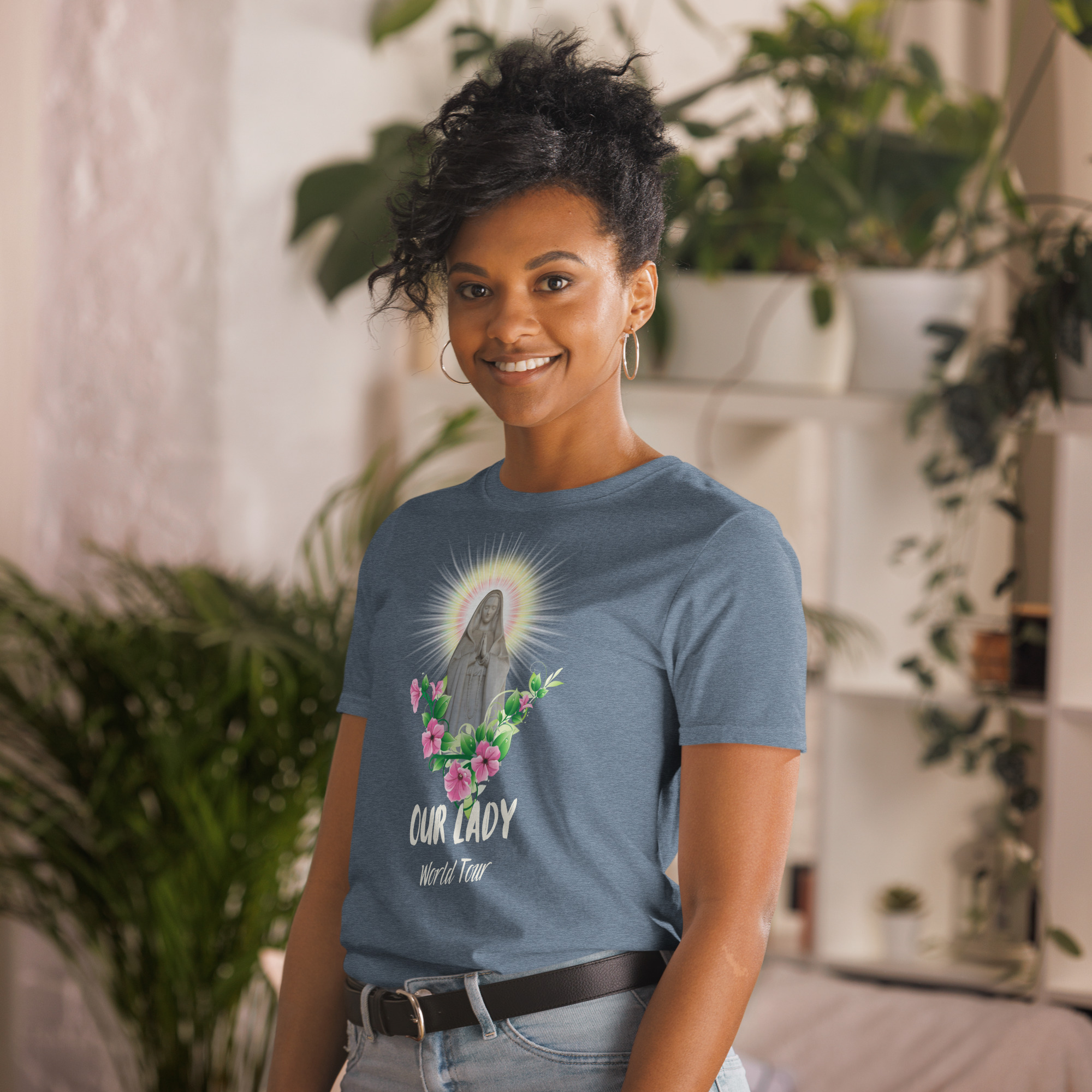 Our Lady's World Tour T-Shirt: The Ultimate Pilgrimage Tee - Image 22