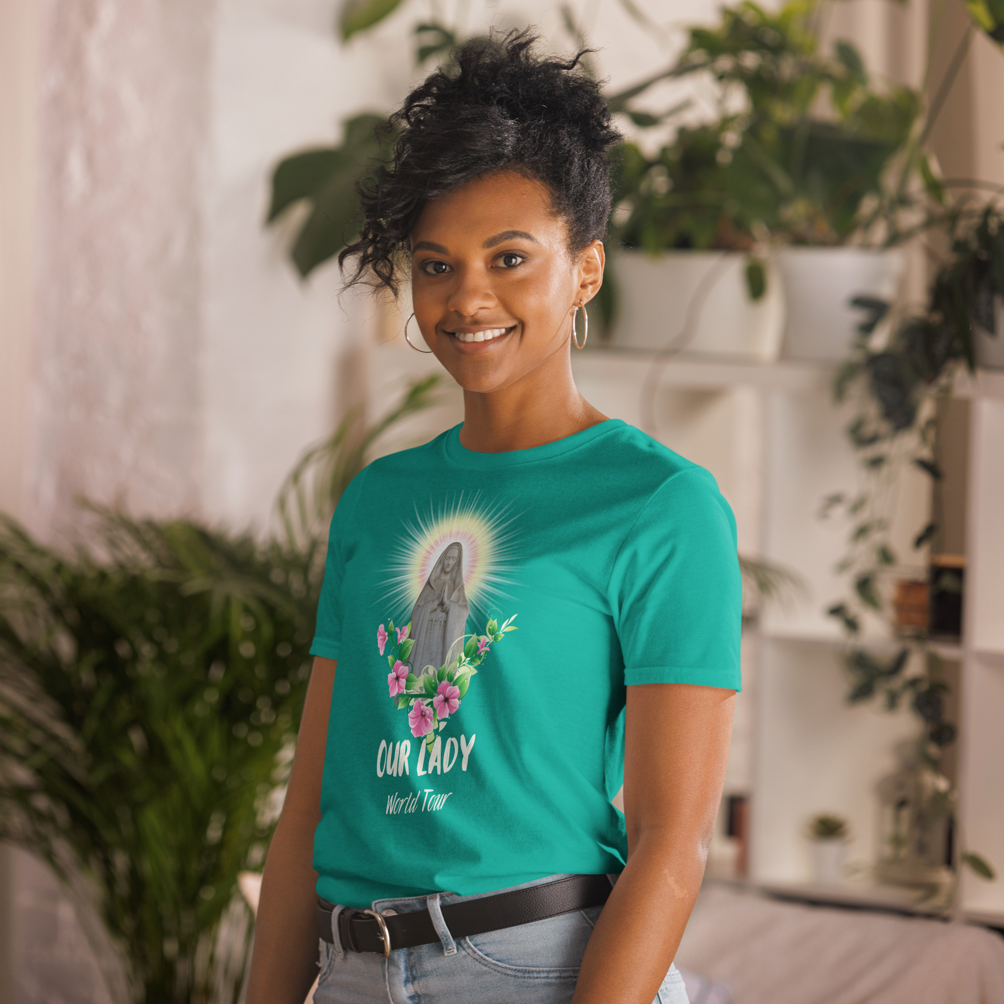 Our Lady's World Tour T-Shirt: The Ultimate Pilgrimage Tee - Image 26