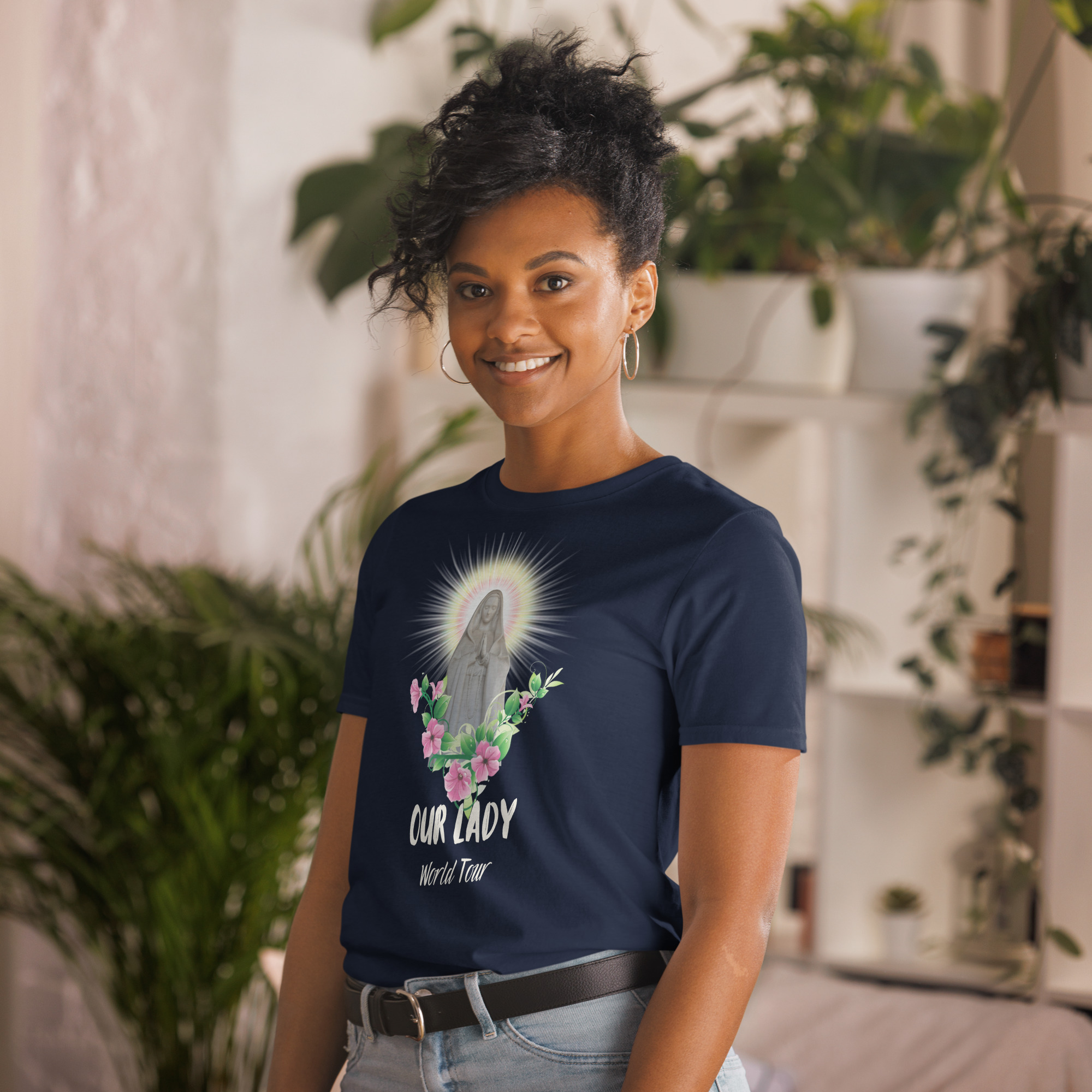 Our Lady's World Tour T-Shirt: The Ultimate Pilgrimage Tee - Image 6