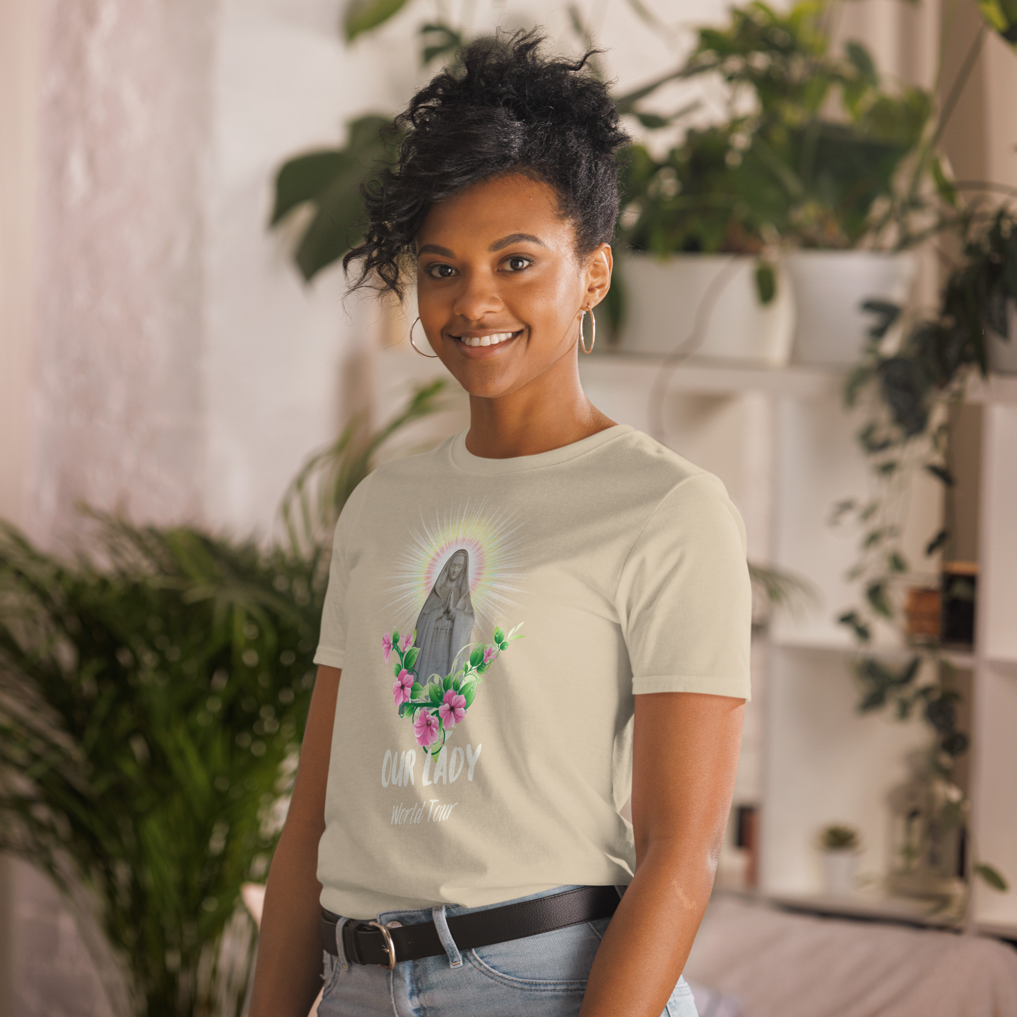 Our Lady's World Tour T-Shirt: The Ultimate Pilgrimage Tee - Image 28