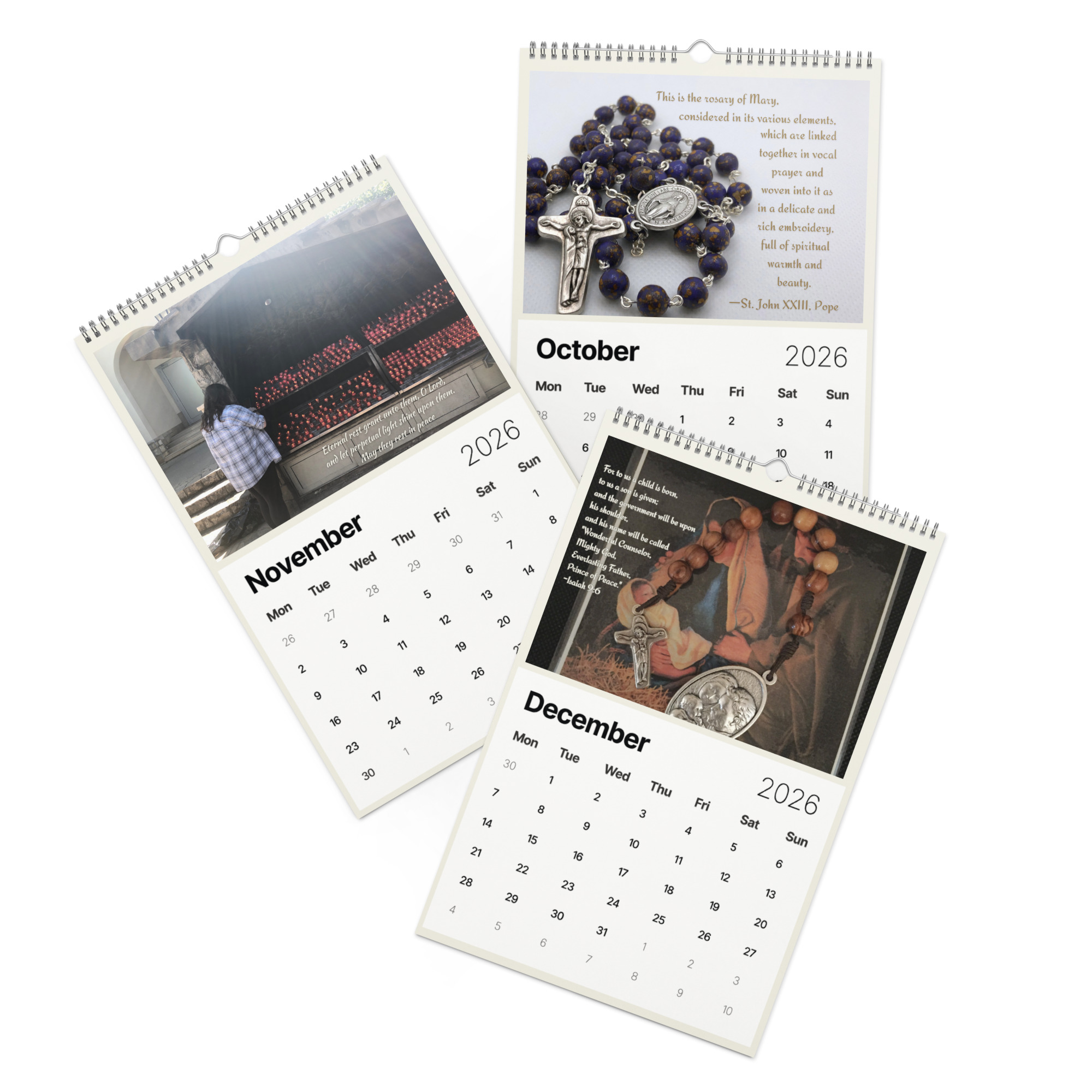 Hearts Rosary Calendar (2026) - Image 8