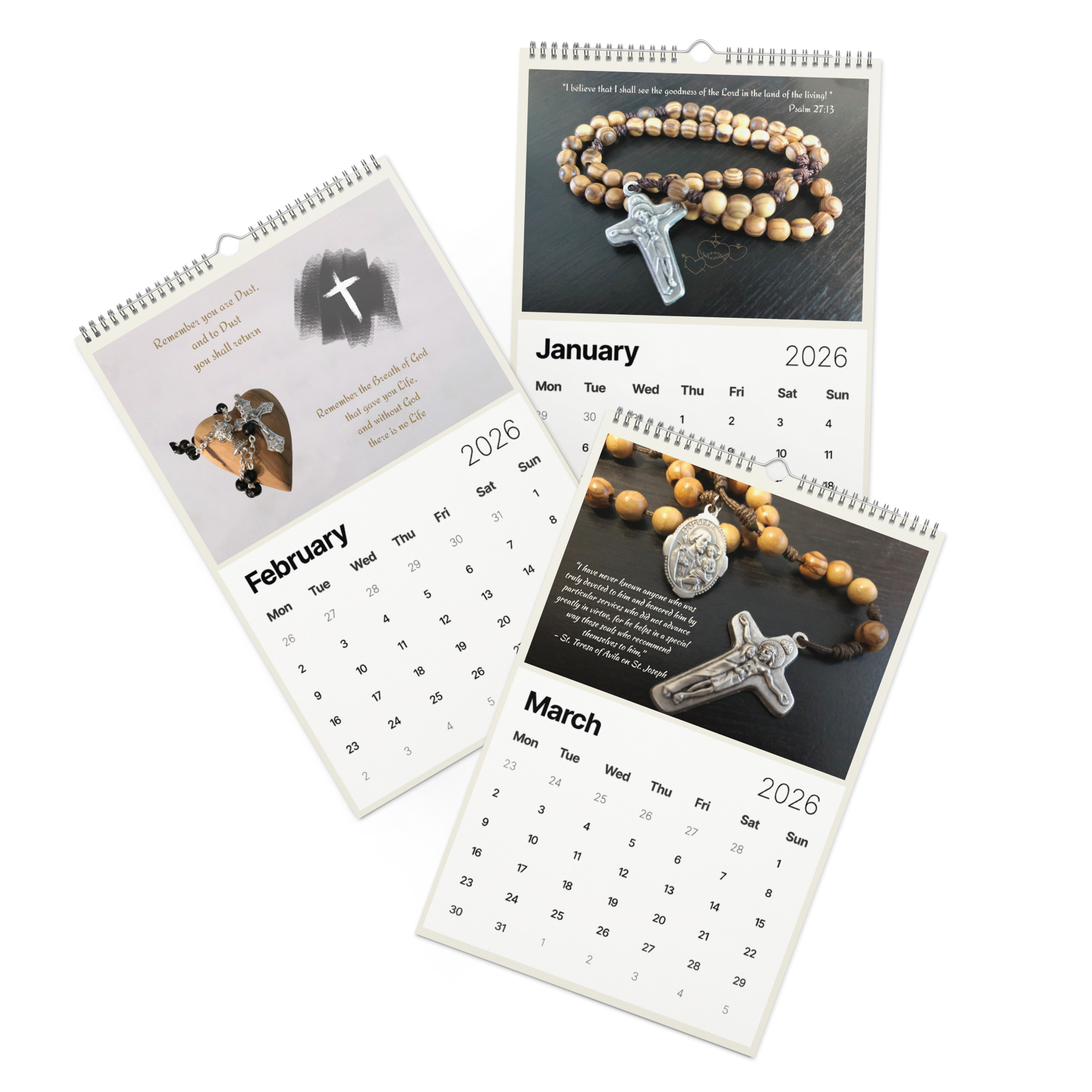Hearts Rosary Calendar (2026) - Image 5