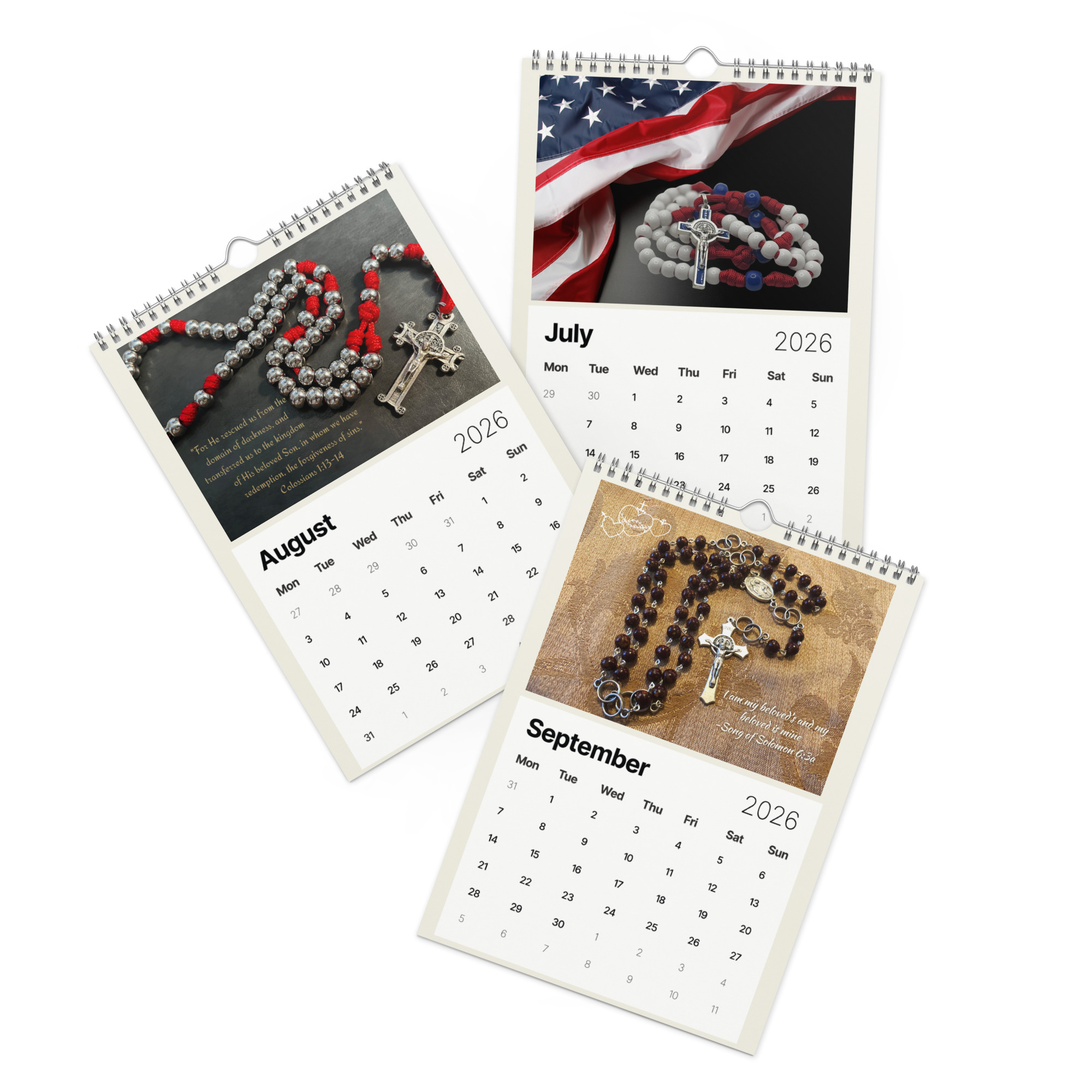 Hearts Rosary Calendar (2026) - Image 3