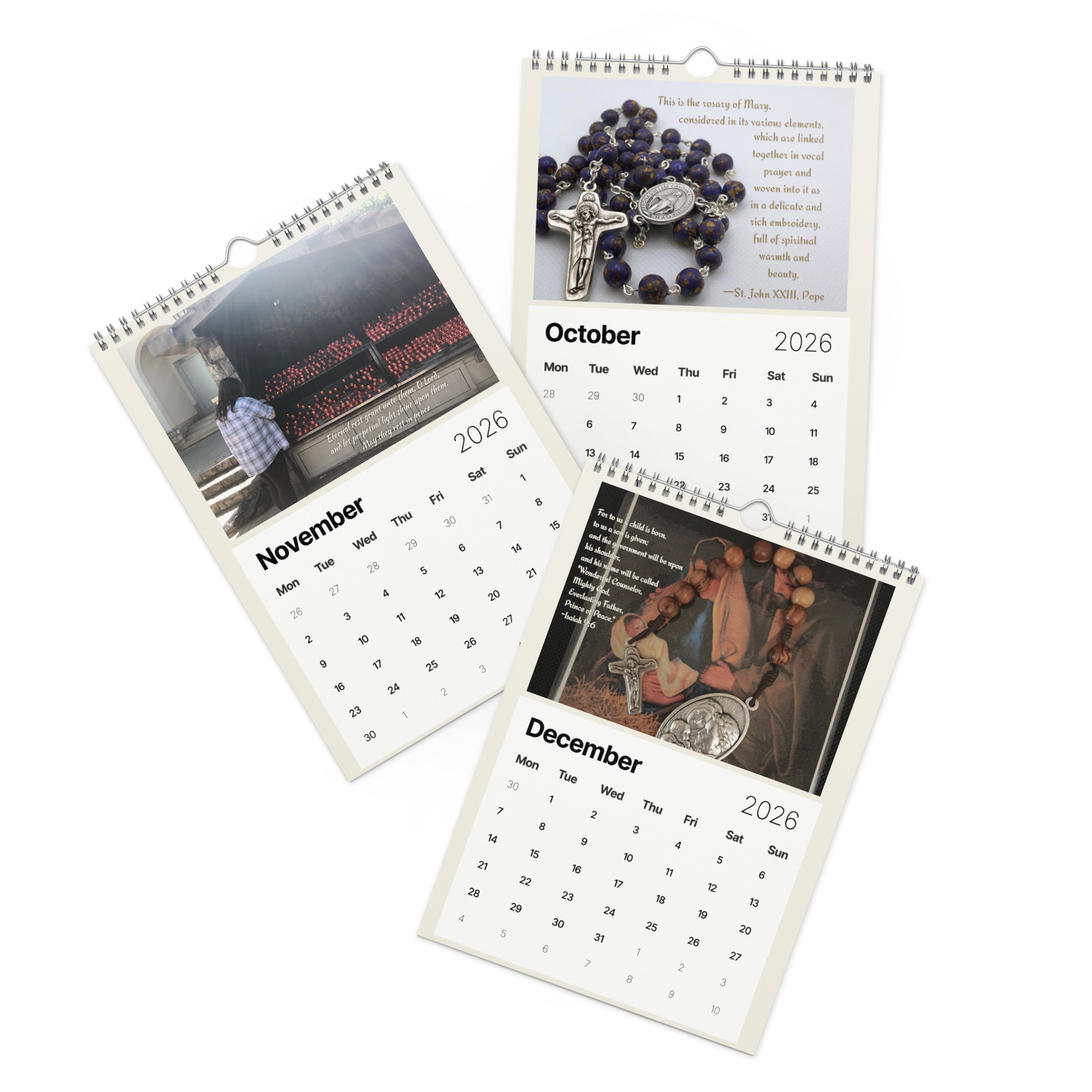 Hearts Rosary Calendar (2026) - Image 4