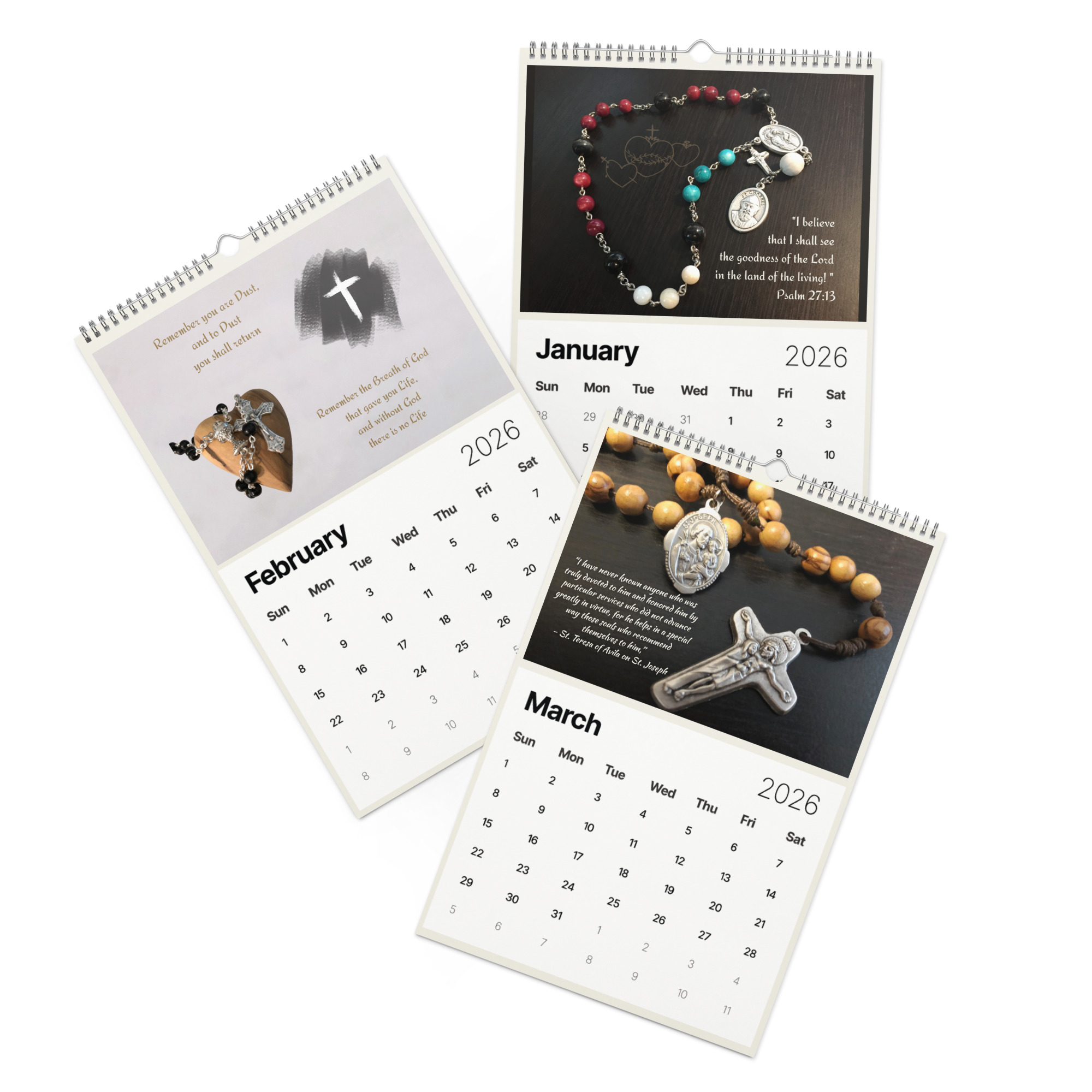 Hearts Rosary 2026 Calendar - Image 5