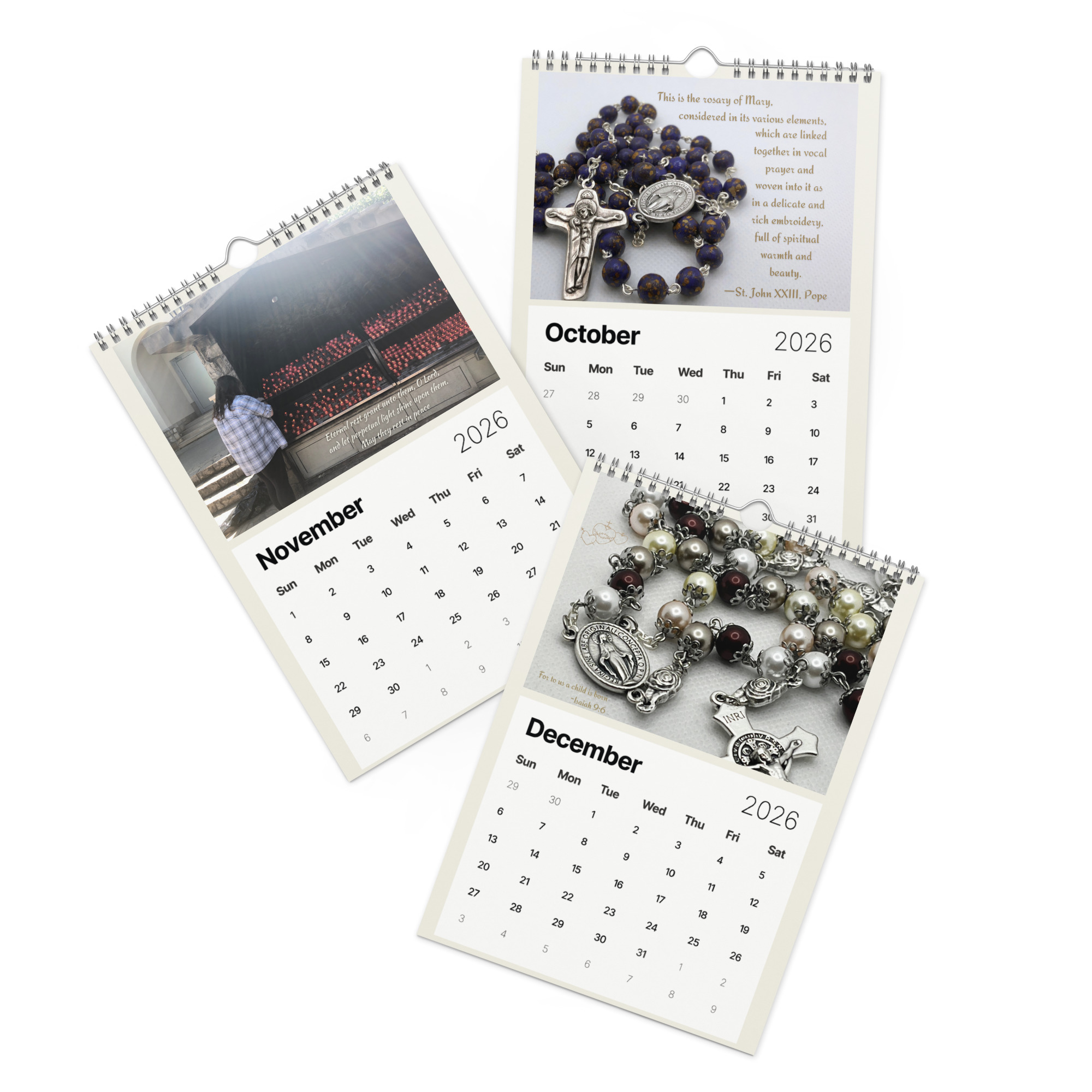 Hearts Rosary 2026 Calendar - Image 4