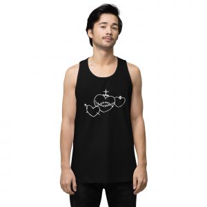 Hearts Rosary Men's Tank Top